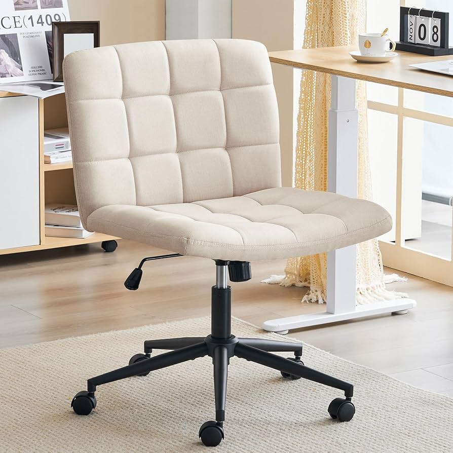 Amazon.com: Furnimart Swivel Criss Cross Legged Chair with